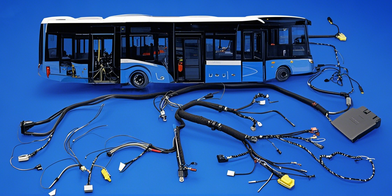 What is a complete wiring harness for an electric bus?